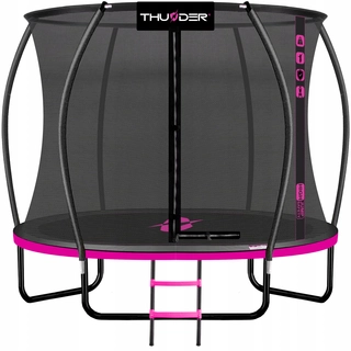 Trampolína - ZÁHRADNÁ trampolína THUNDER INSIDE ULTRA 8FT RUŽOVÁ